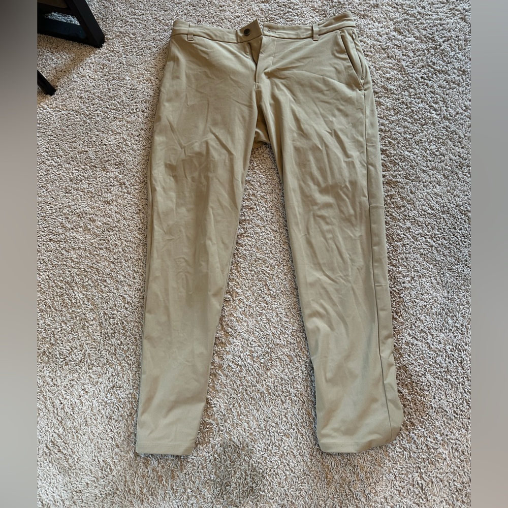 lululemon athletica Tan Chinos Warpstreme